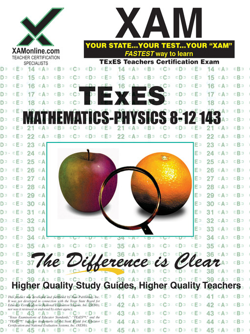 Title details for TExES Mathematics-Physics 8-12 143 by Sharon Wynne - Available